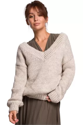 V-Neck Knitted Jumper