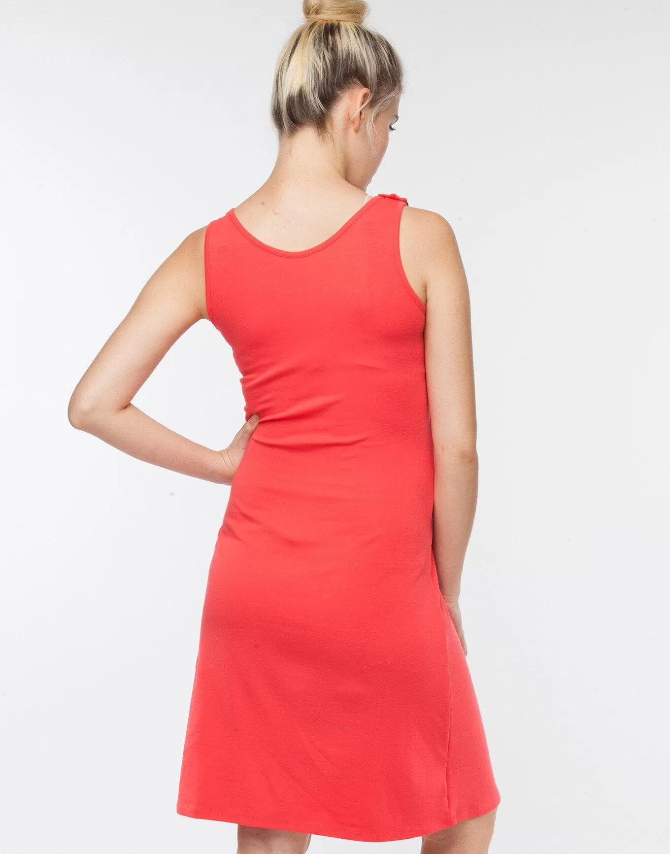 V-Neck Nursing Dress