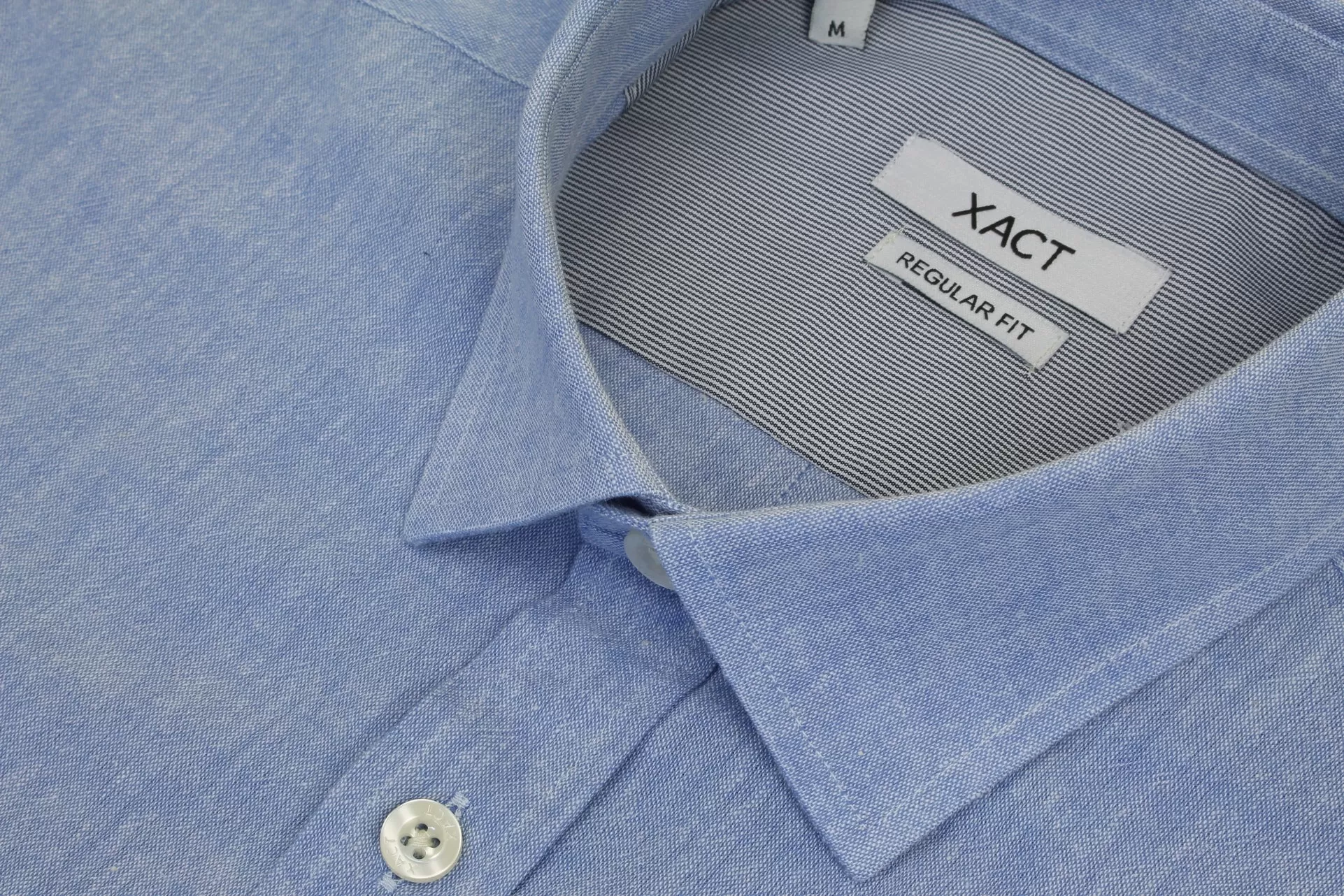 Xact Mens Linen Shirt - Long Sleeved